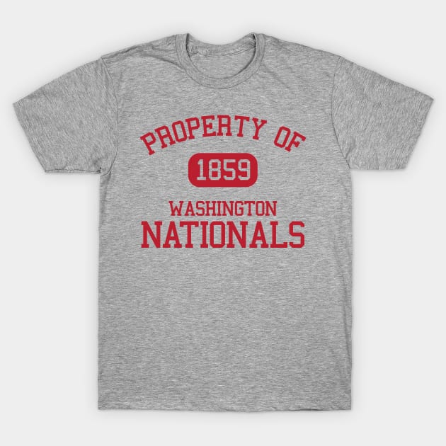 Property of Washington Nationals 1859 T-Shirt by Funnyteesforme